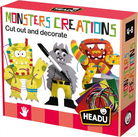 HEADU Wycinanie i składanie postaci Monster 54235