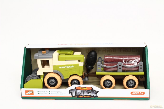 Kombajn z przyczepą do skręcania/pud 1331554 15546