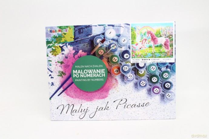 Malowanie po nr 30X40 Jednorożec 1008270