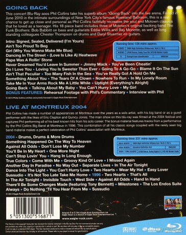Phil Collins: Going Back / Live At Montreux 2004 [2Blu-Ray]