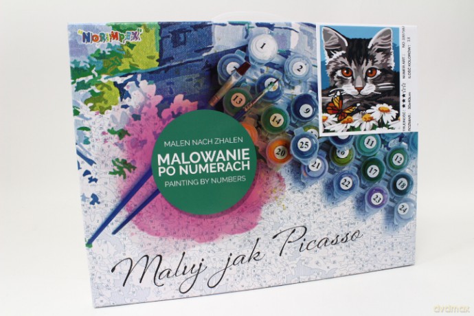 Malowanie po nr 30X40 Kotek 1007582