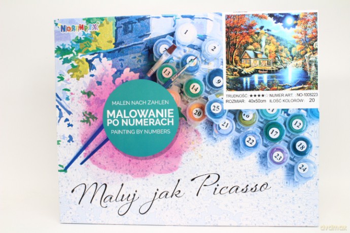 Malowanie po nr Dom nad jeziorem 1008223
