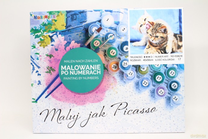 Malowanie po nr Dwa koty 1008216 82169