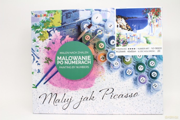 Malowanie po nr Greckie patio 1008233 82336
