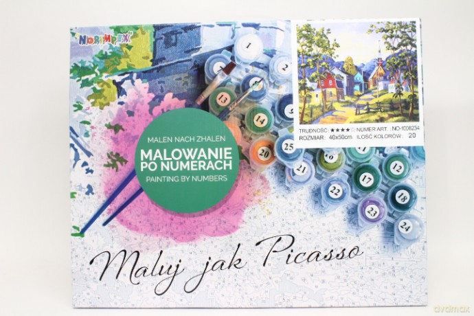 Malowanie po nr Osada w górach 1008234 82343