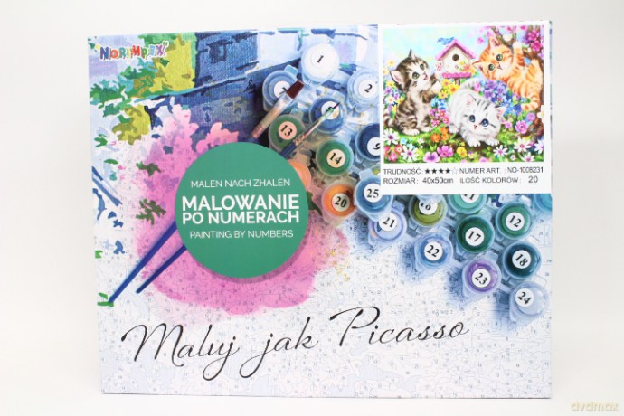 Malowanie po nr Trzy kotki 1008231 82312