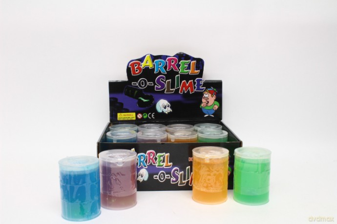 Masa Slime beczka 4kol 7 cm 12szt/box 008456 45323