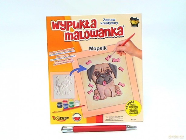 Mirage milusie Mopsik wypukła malowanka 61701