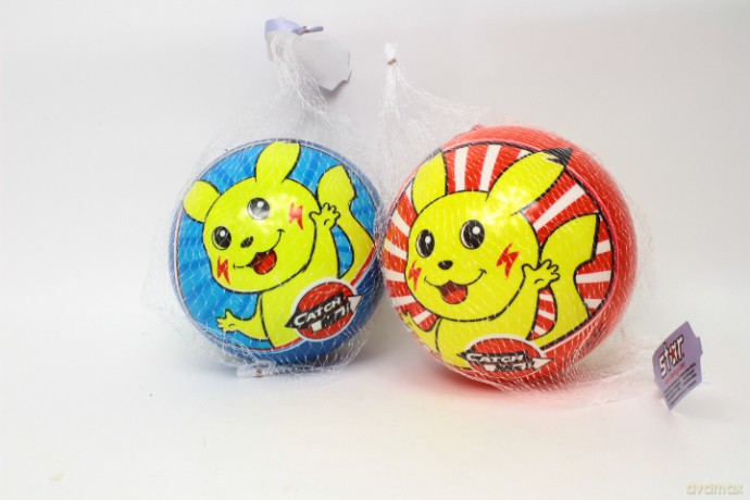 Piłka 23 cm w siatce Pokemo 2 kolory 35049