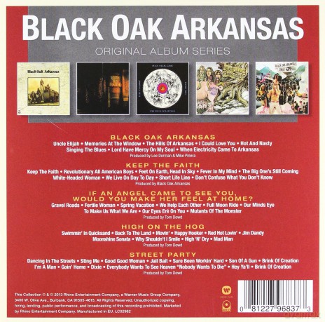 Black Oak Arkansas: Original Album Series [5CD]