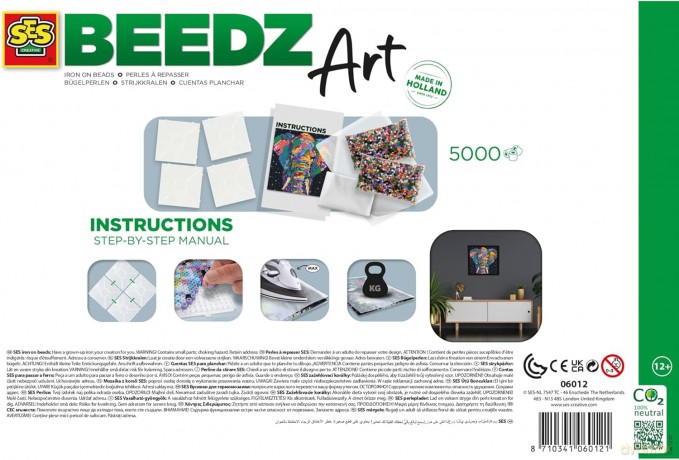 SES BeedzArt koraliki Fantazyjny słoń 06012 60121