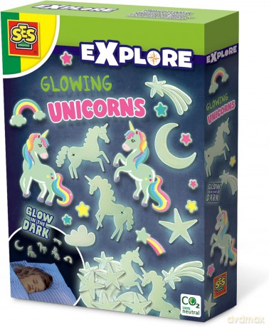 SES Explore Świecące w nocy jednorożce 25128 51284
