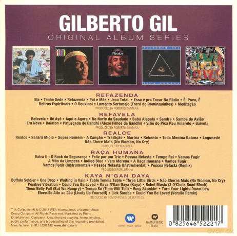Gilberto Gil: Original Album Series [5CD]