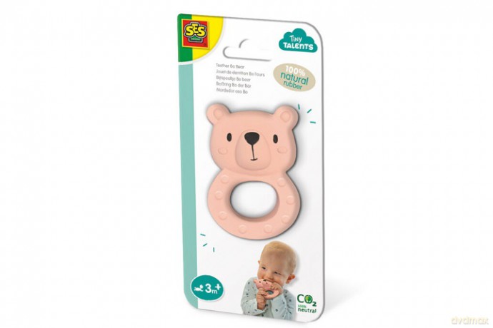 SES Gryzak miś 100% kauczuk natur.13162 31623