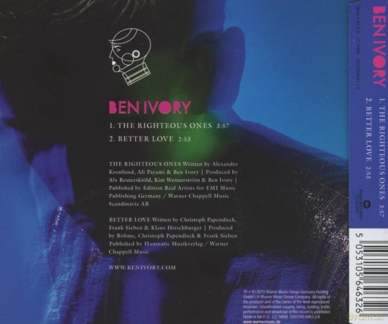 Ben Ivory: The Righteous Ones (2track) [CD]