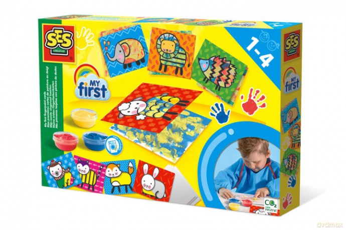 SES My first Farby maluj palcami+obraz.14415 44159