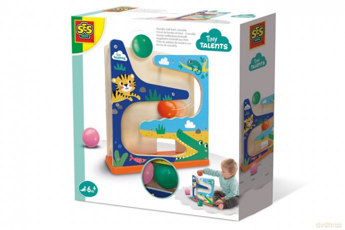 SES Tor krokodyl z drewnianą piłką 13144 31449