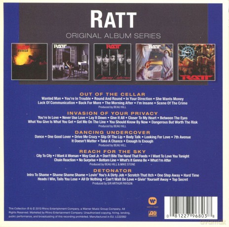 Ratt: Original Album Series [5CD]