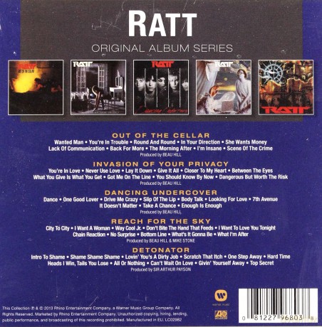 Ratt: Original Album Series [5CD]