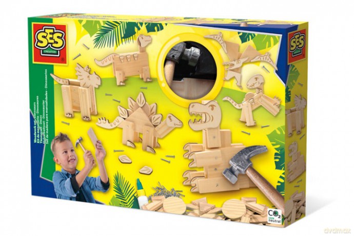 SES Zestaw stolarski Dinozaury 00942 09427