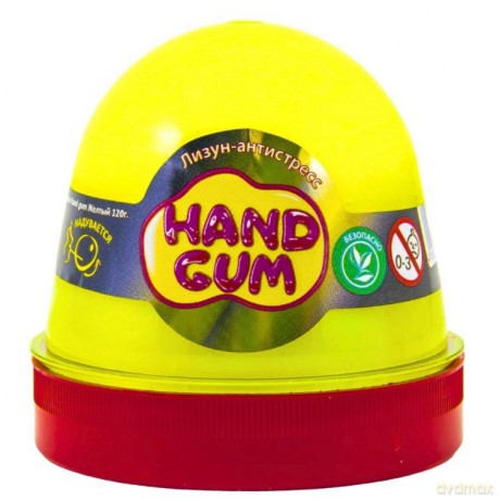 Glutek Slime Mr.Boo Hand Gum żółty 120g