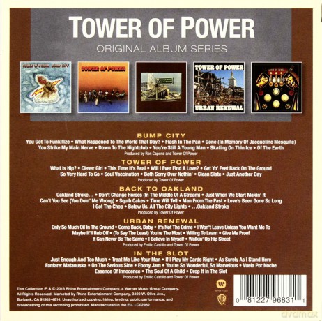 Tower Of Power: Original Album Series [5CD]