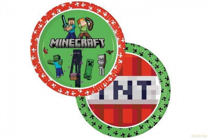Talerzyki pap 23 cm A8 MinecraftNextGener 54416