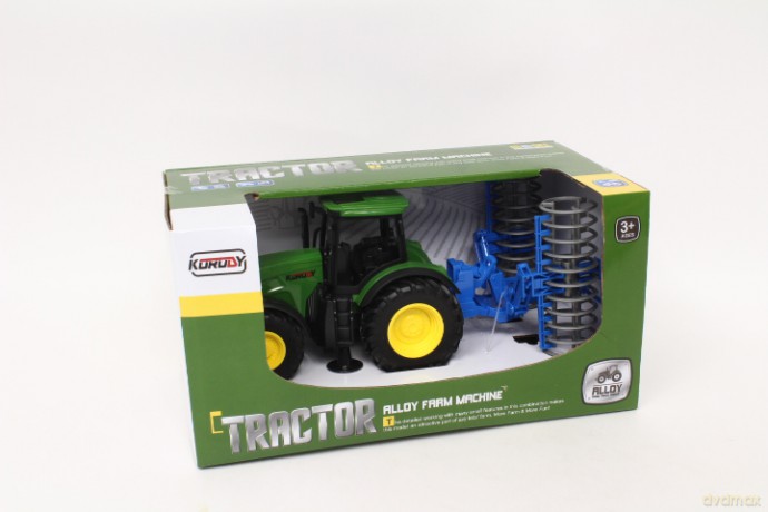Traktor z maszyną rolniczą 007397 37649