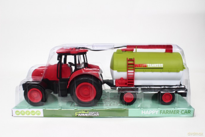 Traktor z przyczepa pod kloszem 1328413 84132