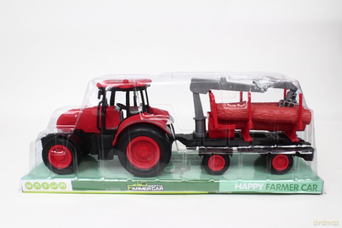 Traktor z przyczepa pod kloszem 1328418 84187