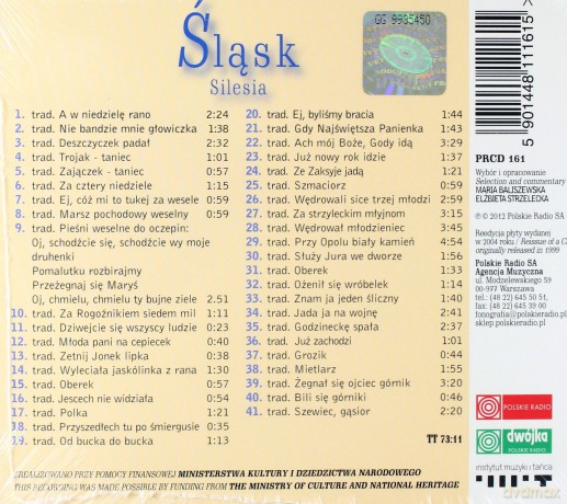 Muzyka Źródeł 12: Ślask (digipack) [CD]