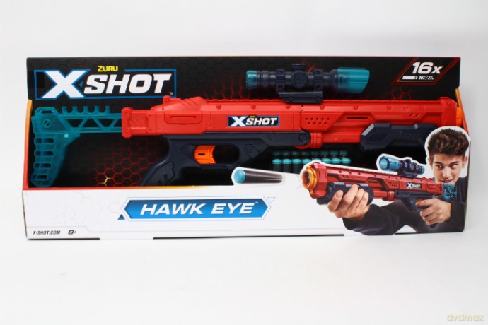 ZURU X-SHOT Hawk Eye 16strz wyrzutnia 36435 22041