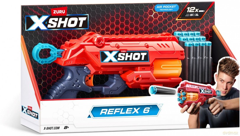 ZURU X-SHOT Reflex 6 wyrzutnia 12strz 36433 22157