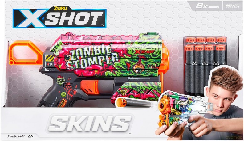 ZURU X-SHOT Skins Flux wyrzutnia 36516A 22614