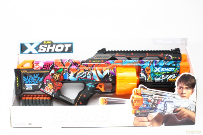 ZURU X-SHOT Skins Last wyrzutnia16st 36518B 22706