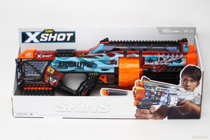 ZURU X-SHOT Skins Last wyrzutnia16st 36518D 22713