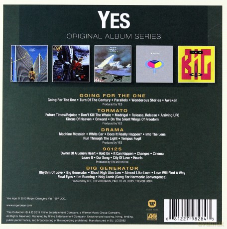 Yes: Original Album Series [5CD]