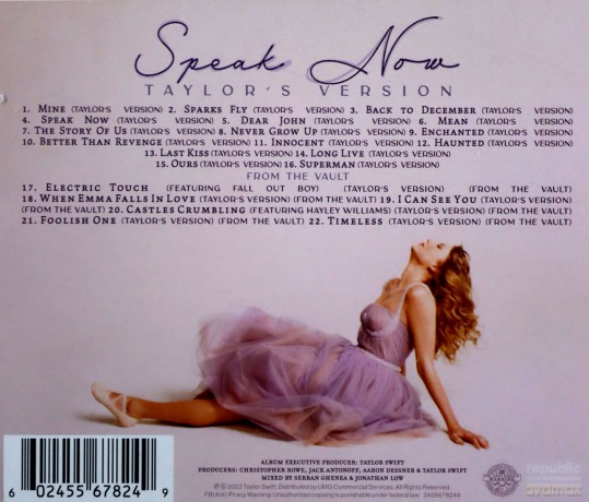 Taylor Swift: Speak Now (Taylor's Version) [2CD]