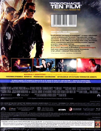 Terminator: Genisys 3D steelbook (Terminator 5 Genesis) [Blu-Ray 3D]+[Blu-Ray]