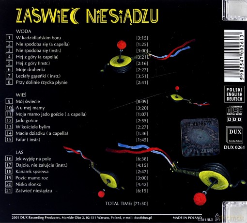 Zaświec Niesiądzu - Ars Nova, Apolonia Nowak [CD]