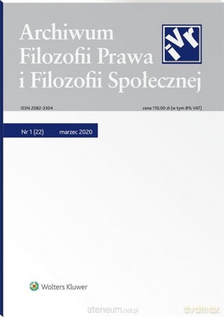Archiwum Filozofii Prawa i Filozofii.. 1/2020 (22) [KSIĄŻKA]