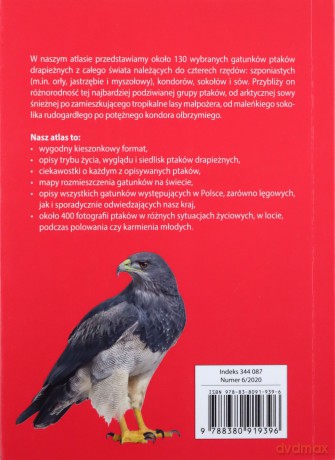 Atlas ptaków drapieżnych - Magdalena Janiszewska, Aleksandra Janiszewska [KSIĄŻKA]