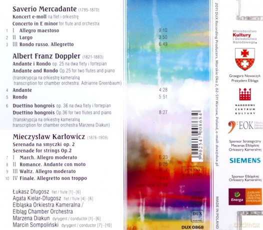 Mercadante/ Doppler/ Karłowicz [CD]