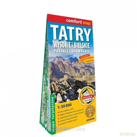 Comfort! map Tatry Wysokie i Bielskie lam.