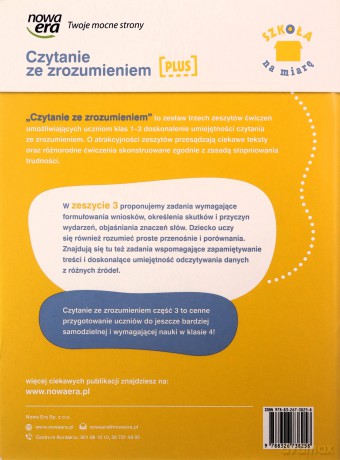 Czytanie ze zrozumieniem PLUS SP 3 - Dorota Palczewska [1xKSIĄŻKA]