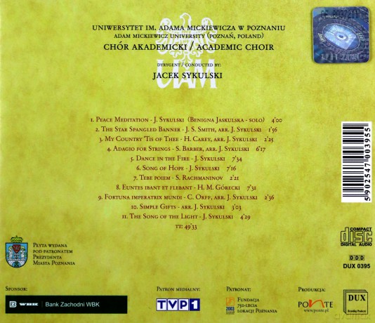 Tribute to USA - Chór Poznań/ Jacek Sykulski [CD]