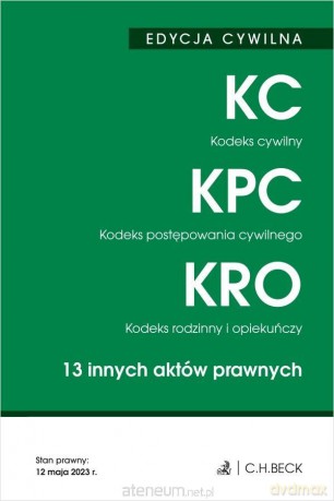 EDYCJA CYWILNA. KC, KPC, KRO [1xKSIĄŻKA]