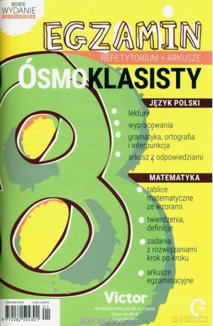 Egzamin ósmoklasisty. Repetytorium+arkusze 1/2023 [1xKSIĄŻKA]