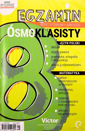 Egzamin ósmoklasisty. Repetytorium+arkusze 1/2023 [1xKSIĄŻKA]