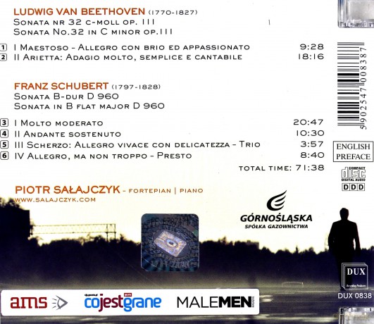 Beethoven/ Schubert - Piotr Sałajczyk [CD]
